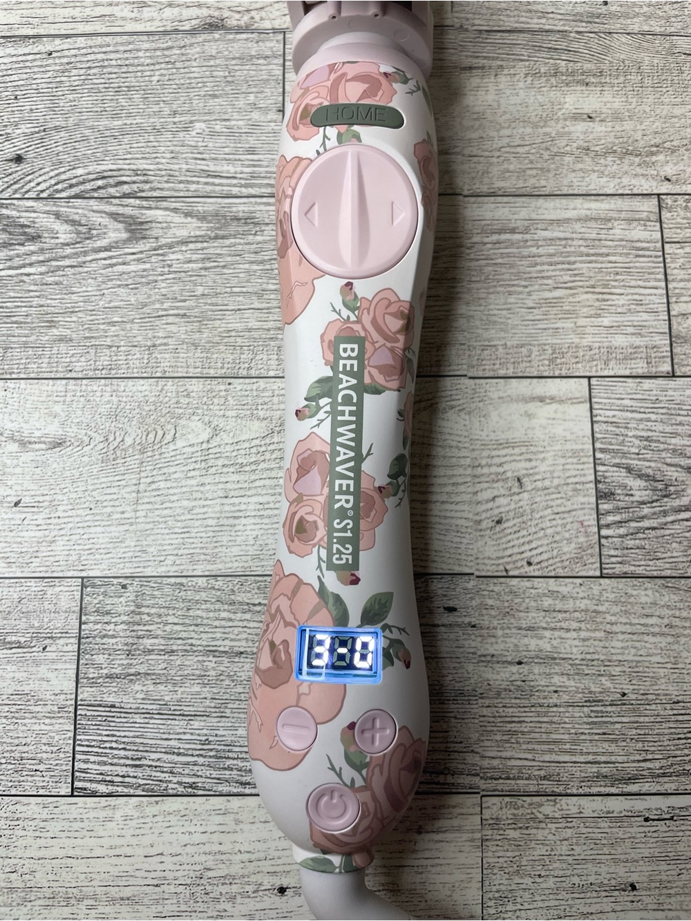 The Beachwaver Co. Pink Floral Curling Iron - Picture 2 of 8